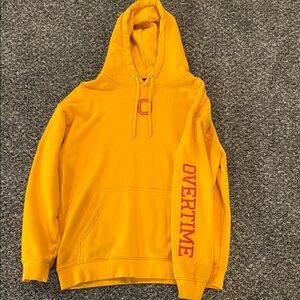OVERTIME Yellow Hoodie